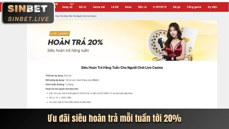 Hoàn trả cao hơn và ưu đãi hoàn tiền